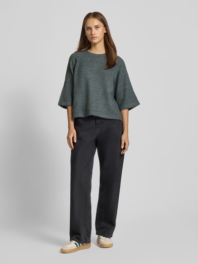 Only Regular Fit Pullover mit Fledermausärmeln Modell 'SIMONI' Schilf Melange 1