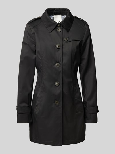 Fuchs Schmitt Trenchcoat mit Leistentaschen Black 2