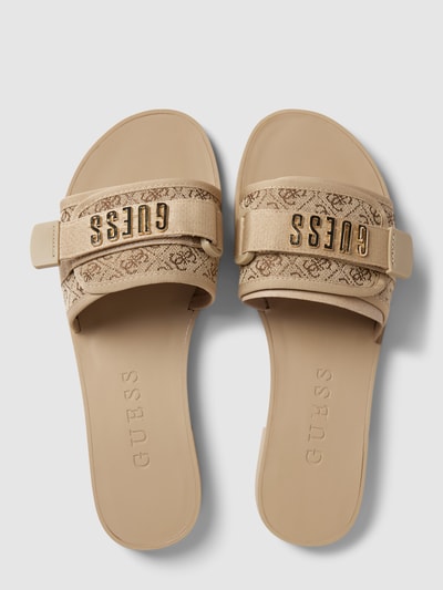 Guess Sandalen met labelapplicatie, model 'ELYZE' Beige - 4