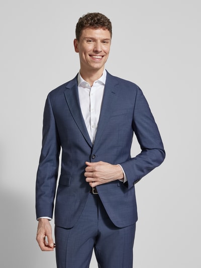 BOSS Slim Fit Anzug aus reiner Schurwolle Modell 'H-HUGE-2PCS-253' Blau 4