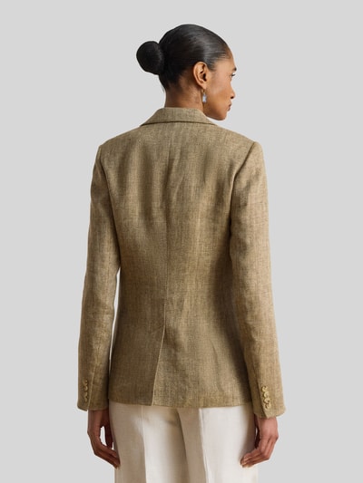 Lauren Ralph Lauren Slim Fit Kurzblazer aus reinem Leinen  Mittelbraun 5