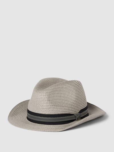 bugatti Fedora mit Hutband Taupe 1