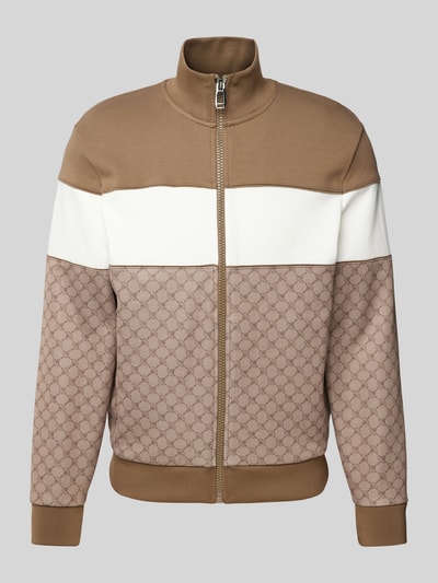 JOOP! Collection Sweatjacke mit Stehkragen Modell 'Basilio' Beige 2