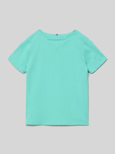 Tommy Hilfiger Teens Regular Fit T-Shirt aus Baumwoll-Mix Lagune 3