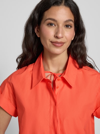 Luisa Cerano Relaxed Fit Bluse mit Kappärmeln Koralle 3