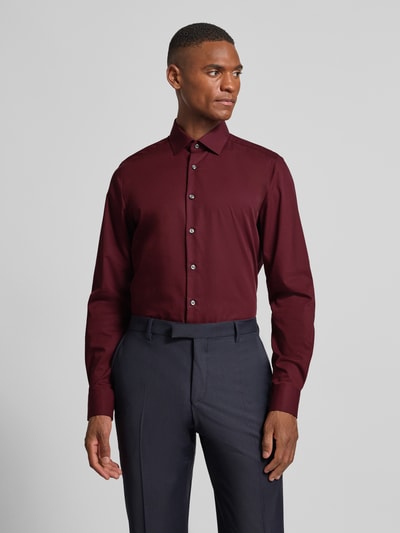 OLYMP Level Five Slim Fit Business-Hemd mit Kentkragen Rot 4