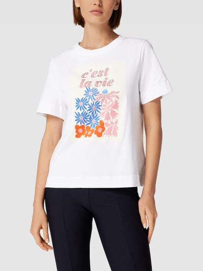 Rich & Royal T-Shirt mit Prints Weiss 4