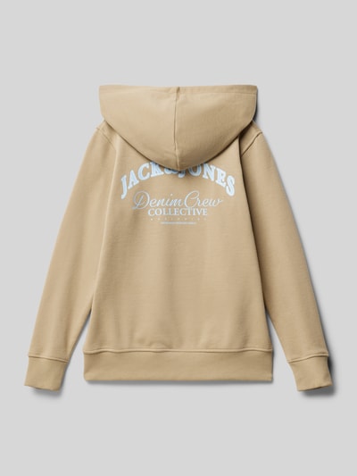 Jack & Jones Hoodie mit Label-Print Camel 3