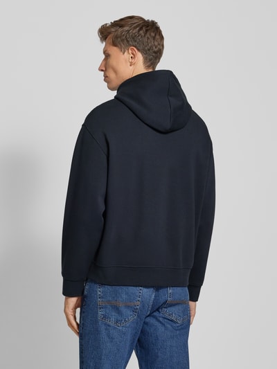 ARMANI EXCHANGE Hoodie met capuchon, model 'Pique' Donkerblauw - 5