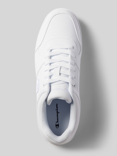 CHAMPION Sneaker mit Logo- und Label-Stitching Modell 'REBOUND LOW' Weiss 3