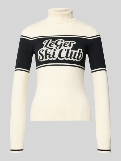 LeGer by Lena Gercke Gebreide pullover met ribboorden, model 'Elna' Beige - 2