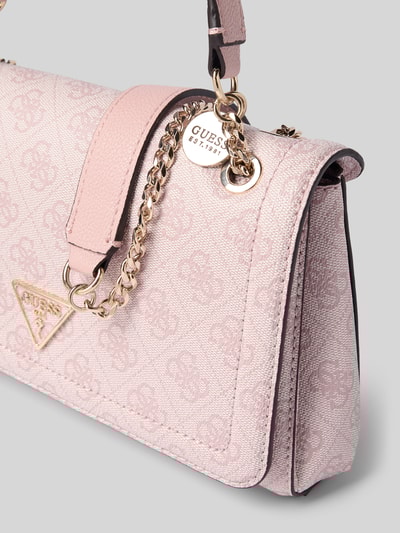 Guess Handtasche mit Label-Applikation Modell 'NOELLE' Rose 3