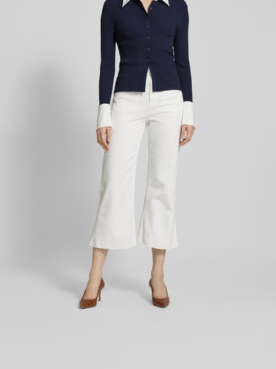 Victoria Beckham Flared Jeans mit 5-Pocket-Design Weiss 4