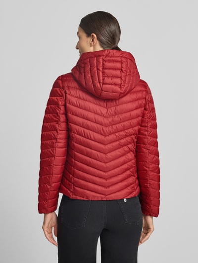 Tom Tailor Regular Fit Steppjacke mit Kapuzenkragen Bordeaux 5