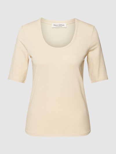 Marc O'Polo T-Shirt mit U-Ausschnitt Sand 2