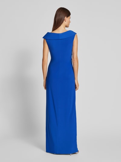 Lauren Ralph Lauren Abendkleid mit Knotendetail Modell 'LEONIDAS' Blau 5