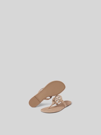 Tory Burch Zehentrenner aus echtem Leder Mud 5
