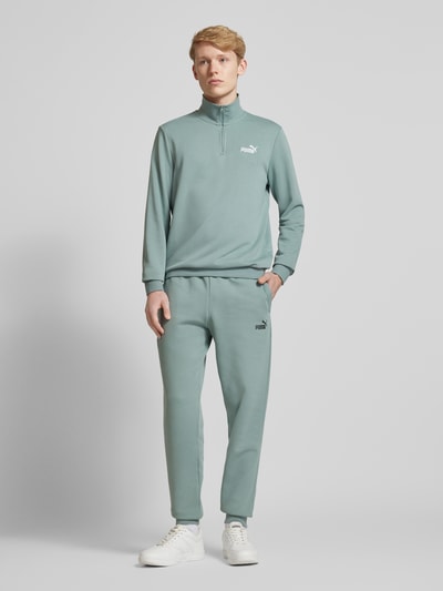 PUMA PERFORMANCE Bluza z wyhaftowanym logo Limonkowy 1