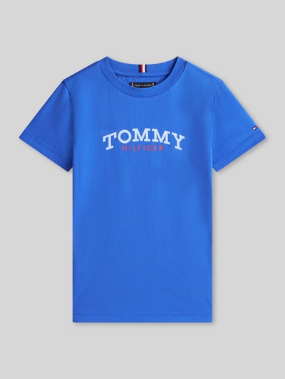 Tommy Hilfiger Kids Regular Fit T-Shirt aus reiner Baumwolle Royal 2
