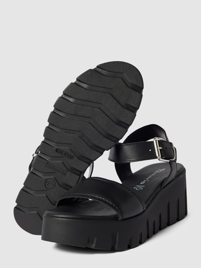 Tamaris Sandaletten mit Dornschließe Black 5