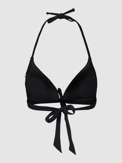 Banana Moon Bikini-Oberteil in unifarbenem Design Modell 'MISKO' Black 3