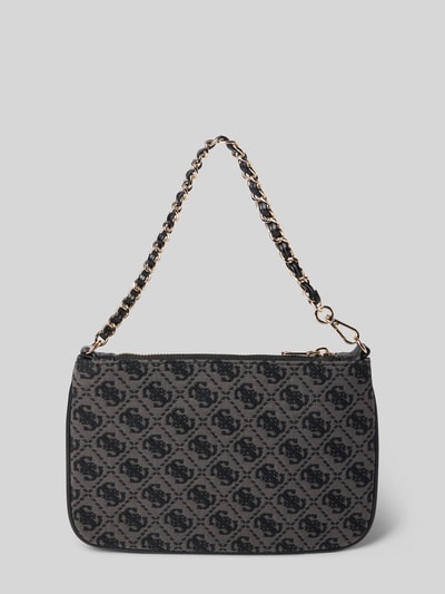 GUESS Shoulder Bag mit Allover-Brand-Stickereien Black 4