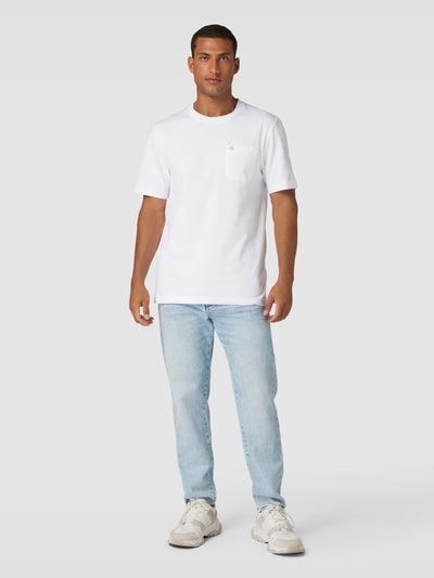 Scotch & Soda T-Shirt mit Brusttasche Weiss 1