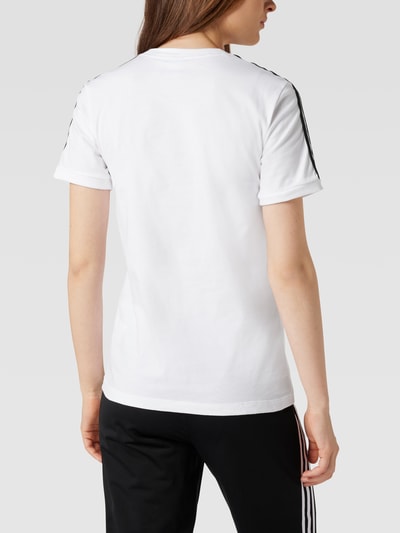 adidas Originals T-Shirt mit Label-Stitching Weiss 5