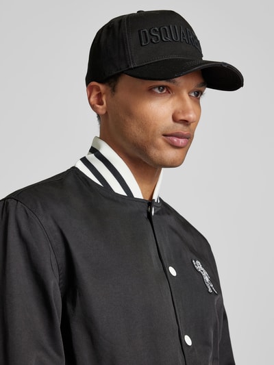 Dsquared2 Basecap mit Label-Stitching Black 1