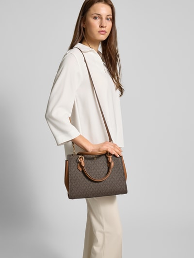 MICHAEL Michael Kors Handtas met labelapplicatie, model 'MARILYN' Middenbruin - 1