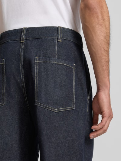 Jake*s Studio Men Loose Fit Jeans aus reiner Baumwolle Dunkelblau 3