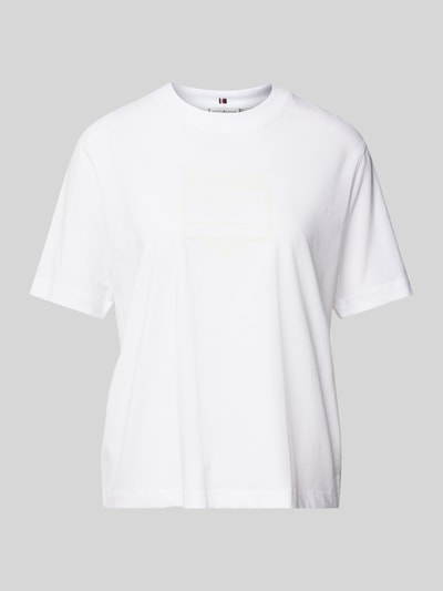 Tommy Hilfiger T-Shirt aus reiner Baumwolle Weiss 2