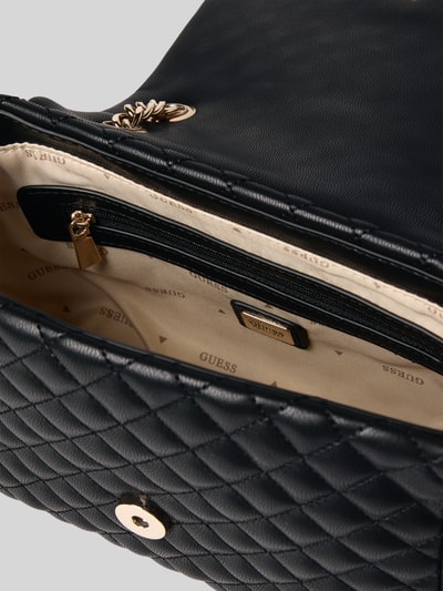 Guess Handtasche mit Steppnähten Modell 'EVERLEE' Black 5