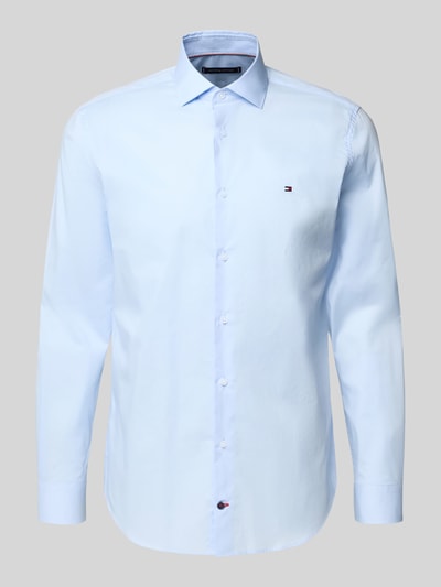 Tommy Hilfiger Tailored Koszula biznesowa o kroju slim fit z kołnierzykiem typu kent Niebieski 2