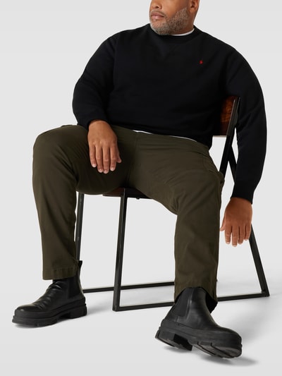 Polo Ralph Lauren Big & Tall PLUS SIZE Sweatshirt mit Logo-Stitching Schwarz 1