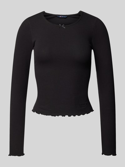 Tommy Jeans Longsleeve mit Schleifen-Detail Black 2