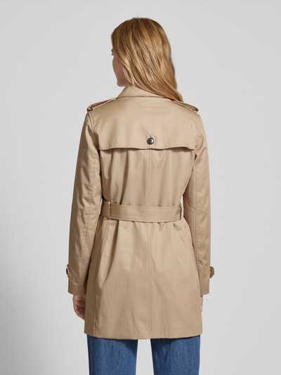 Tommy Hilfiger Trenchcoat mit Gürtel und Schulterriegeln Camel 5