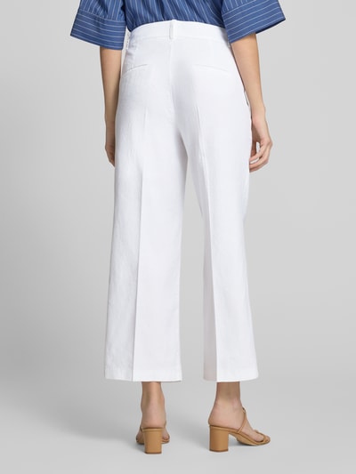 Cambio Leinenhose mit Bügelfalten Modell 'CALIFORNIA' Weiss 5