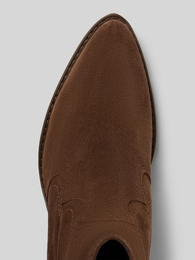 Tamaris Stiefeletten aus echtem Leder im Cowboy-Stil Dunkelbraun 3