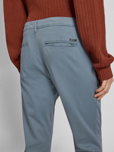 Jack & Jones Regular Fit Chino mit Stretch-Anteil Modell 'MARCO' Blau 3