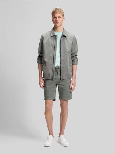 BOSS Orange Slim Fit Chinoshorts aus Baumwoll-mix Schilf 1