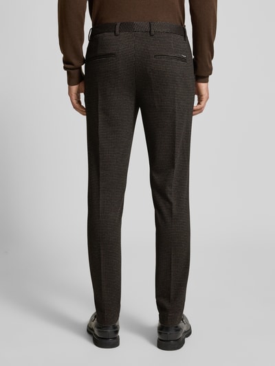 Scotch & Soda Stoffhose mit Gesäßtaschen Dunkelbraun 5