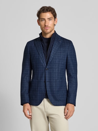 HECHTER PARIS Slim fit colbert in 2-in-1-look Marineblauw - 4