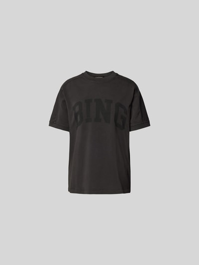 Anine Bing T-Shirt mit Label-Print Black 2