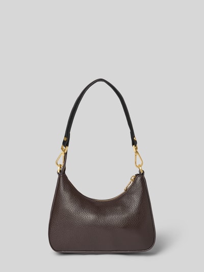 BOGNER Schoudertas met logodetail, model 'Odette' Donkerbruin - 4