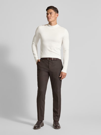 HUGO Regular fit gebreide pullover van viscosemix, model 'SAN MARC' Offwhite - 1