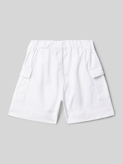 Blue Effect Szorty cargo o kroju regular fit ze szlufkami na pasek Biały 3