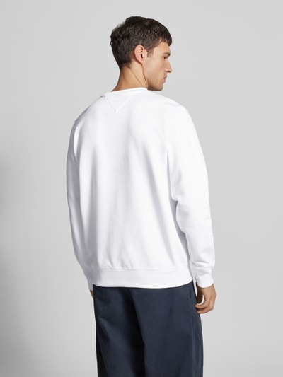 Tommy Hilfiger Regular Fit Sweatshirt aus reiner Baumwolle Weiss 5