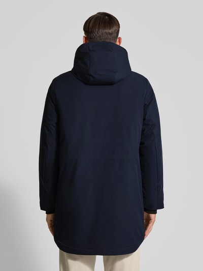 Tom Tailor Denim Regular fit lange parka van waterdicht materiaal Donkerblauw - 5