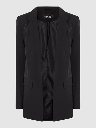 Pieces Blazer met reverskraag, model 'Bossy' Zwart - 2